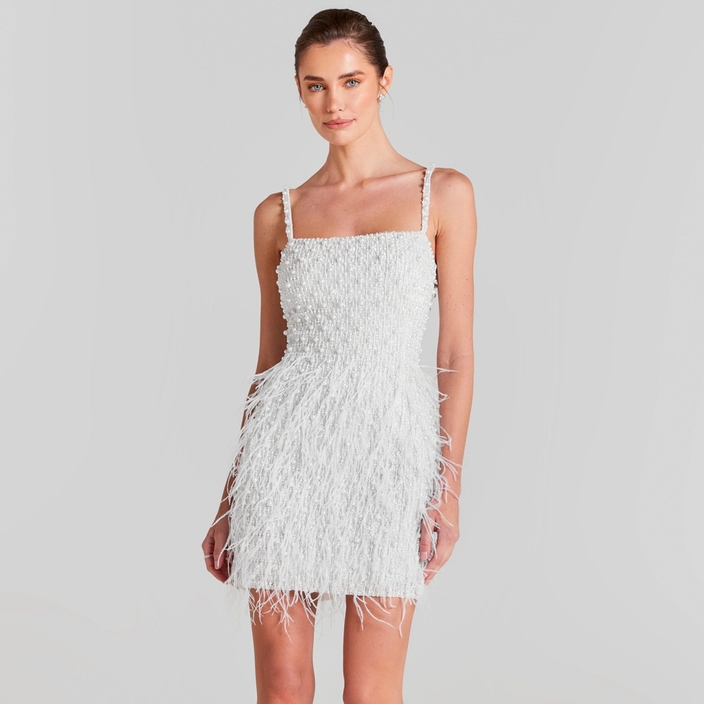 NADINE MARABI Carrie White Dress in size S